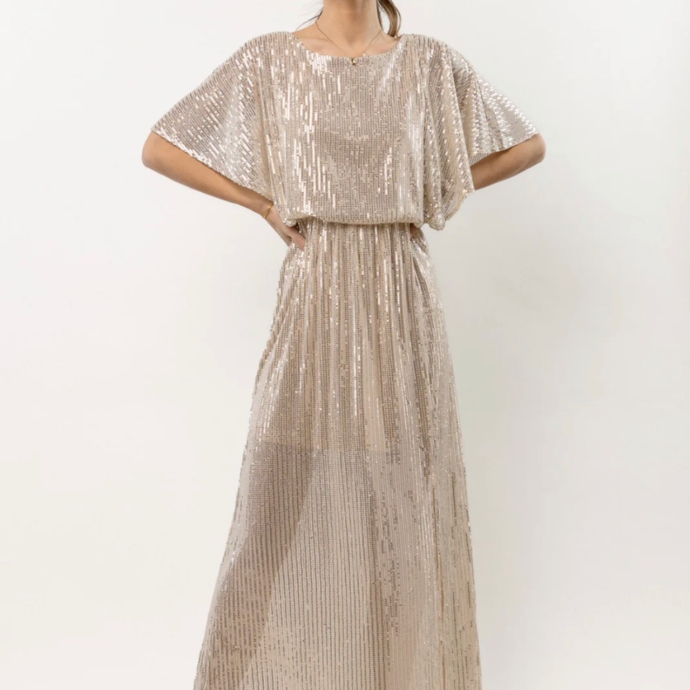 Bohme Silver Azalea Maxi Dress